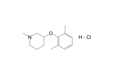 (+-)-3-(2,6-Dimethylphenoxy)-1-methylpiperidine hydrochloride
