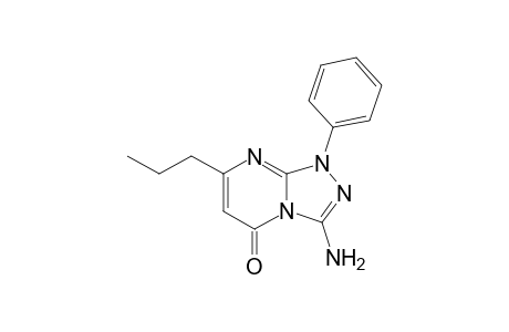 3-Amino-7-propyl-1-phenyl-[1,2,4]triazolo[4,3-a]-pyrimidin-5(1H)-one