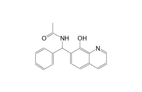 acetamide, N-[(8-hydroxy-7-quinolinyl)phenylmethyl]-