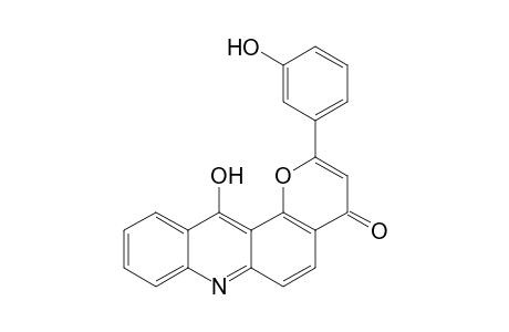 2-(3-hydroxyphenyl)-7H-pyrano[2,3-a]acridine-4,12-dione