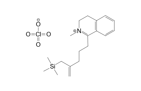 N-methyl-1-[4-(trimethylsilyl)methyl]-4-pentenyl]-3,4-dihydroisoquinolinium perchlorate