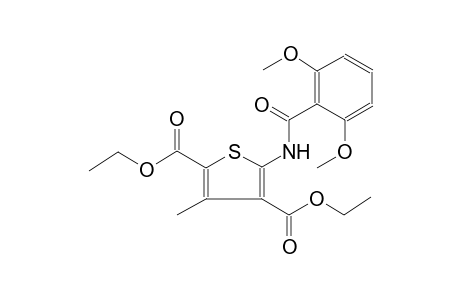 2,4-thiophenedicarboxylic acid, 5-[(2,6-dimethoxybenzoyl)amino]-3-methyl-, diethyl ester