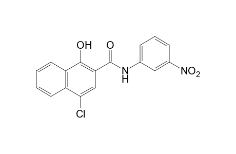 4-chloro-1-hydroxy-3'-nitro-2-naphthanilide
