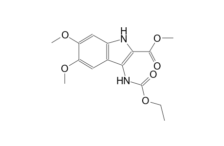 methyl 3-[(ethoxycarbonyl)amino]-5,6-dimethoxy-1H-indole-2-carboxylate