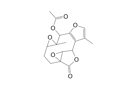 2H-6,7a-(Epoxymethano)bisoxireno[4,5:8,9]cyclodeca[1,2-b]furan-10-one, 2-(acetyloxy)-1,1a,6,6a,8,9-hexahydro-1a,5-dimethyl-