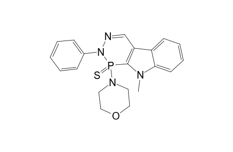 9-METHYL-2-PHENYL-1-(N-MORPHOLINO)-1-THIO-1,2-DIHYDROINDOLO-[3.4-D]-[1.2.3]-DIHYDROPHOSPHINE