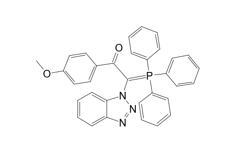 2-(1-benzotriazolyl)-1-(4-methoxyphenyl)-2-triphenylphosphoranylideneethanone