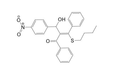 (Z)-3-Butylthio-2-[hydroxy(4-nitrophenylmethyl)]-1,3-diphenyl-2-propen-1-one