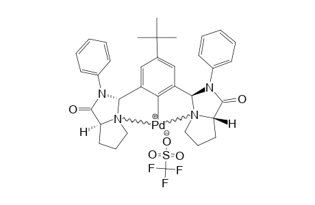 #1-OTF;[4-TERT.-BUTYL-2,6-BIS-[(3-R,7A-S)-2-PHENYLHEXAHYDRO-1H-PYRROLO-[1,2-C]-IMIDAZOLE-1-ON-3-YL]-PHENYL]-(TRIFLUOROMETHANESULFONATO)-PALLADIUM