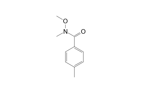 N-methoxy-N,4-Dimethylbenzamide