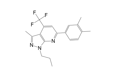 1H-pyrazolo[3,4-b]pyridine, 6-(3,4-dimethylphenyl)-3-methyl-1-propyl-4-(trifluoromethyl)-