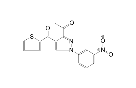 ethanone, 1-[1-(3-nitrophenyl)-4-(2-thienylcarbonyl)-1H-pyrazol-3-yl]-