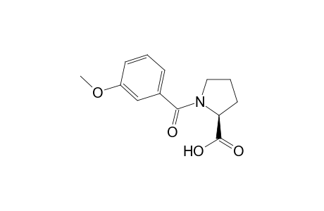 (2S)-1-(3-methoxybenzoyl)pyrrolidine-2-carboxylic acid