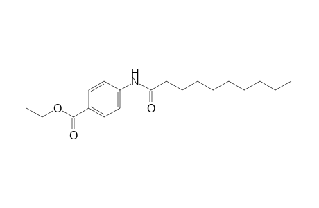 p-decanamidobenzoic acid, ethyl ester
