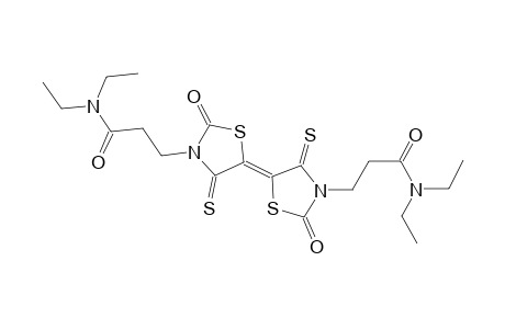 (E)-3,3'-(2,2'-dioxo-4,4'-dithioxo-2H,2'H-[5,5'-bithiazolylidene]-3,3'(4H,4'H)-diyl)bis(N,N-diethylpropanamide)