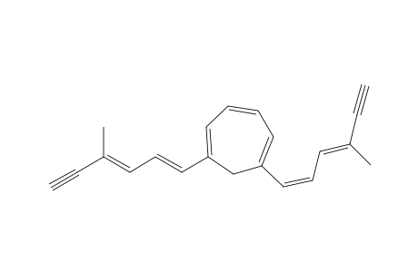 1,3,5-Cycloheptatriene, 1,6-bis(4-methyl-1,3-hexadien-5-ynyl)-, (E,E,Z,Z)-
