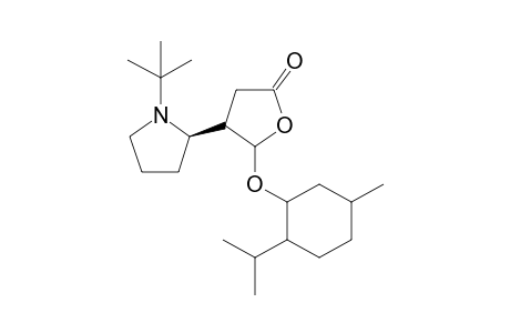 (2' R)-5-(Menthyloxy)-4-[1'-(t-butyl)pyrrolidin-2'-yl]-4,5-dihydrofuran-2(3H)-one