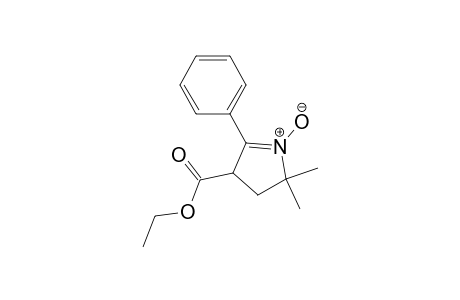 3-Ethoxycarbonyl-5,5-dimethyl-2-phenyl-1-pyrroline, 1-oxide