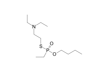 o-(n-Butyl) S-(2-diethylaminoethyl) ethylphosphonothiolate