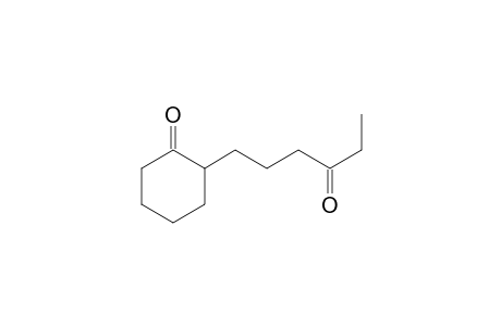 Cyclohexanone, 2-(4-oxohexyl)-