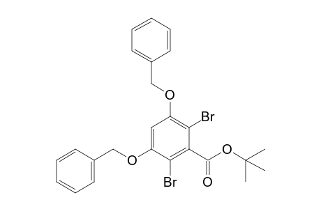 t-Butyl 2,6-dibromo-3,5-bis(benzyloxy)-benzoate