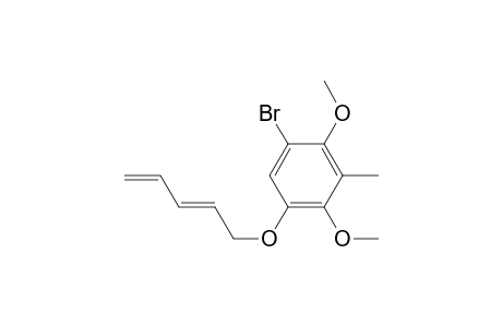 1-Bromo-2,4-dimethoxy-3-methylphen-5-yl 2,4-pentadienyl ether