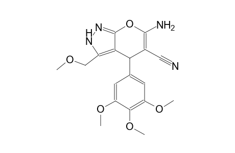 pyrano[2,3-c]pyrazole-5-carbonitrile, 6-amino-2,4-dihydro-3-(methoxymethyl)-4-(3,4,5-trimethoxyphenyl)-