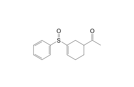 5-Acetyl-1-(phenylsulfinyl)cyclohexene