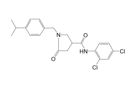 N-(2,4-dichlorophenyl)-1-(4-isopropylbenzyl)-5-keto-pyrrolidine-3-carboxamide