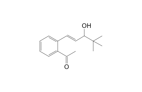 1-[2-[(E)-3-hydroxy-4,4-dimethyl-pent-1-enyl]phenyl]ethanone