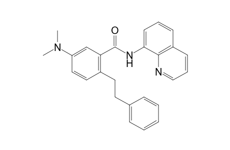 5-(Dimethylamino)-2-phenethyl-N-(quinolin-8-yl)benzamide