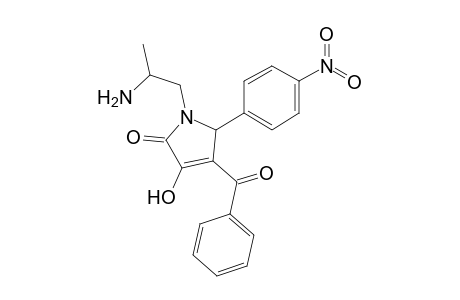 4-Benzoyl-1-(2-aminopropyl)-5-(4-nitrophenyl)-3-hydroxy-2,5-dihydro-1H-pyrrol-2-one