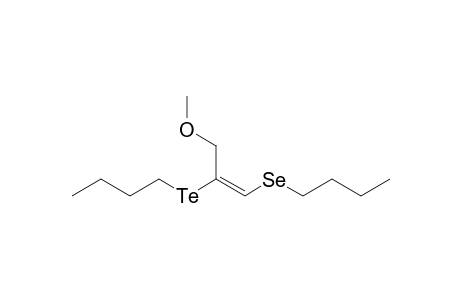 (E)-2-Butyltelluro-1-butylseleno-2-methoxymethylethene