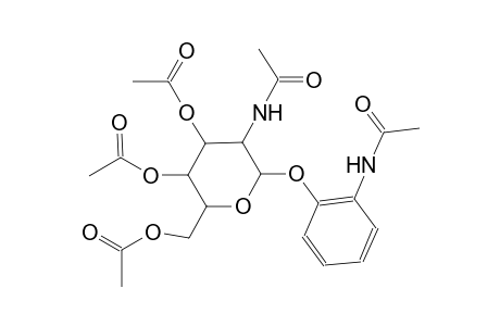 acetamide, N-[2-[[3,4,6-tri-O-acetyl-2-(acetylamino)-2-deoxy-beta-D-glucopyranosyl]oxy]phenyl]-