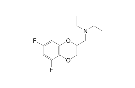 N-[(5,7-difluoro-2,3-dihydro-1,4-benzodioxin-2-yl)methyl]-N-ethylethanamine