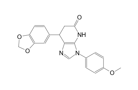 5H-imidazo[4,5-b]pyridin-5-one, 7-(1,3-benzodioxol-5-yl)-3,4,6,7-tetrahydro-3-(4-methoxyphenyl)-
