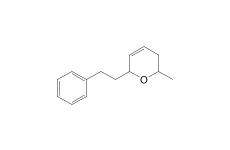 syn-2-(2-Phenylethyl)-6-methyloxacyclohex-3-ene