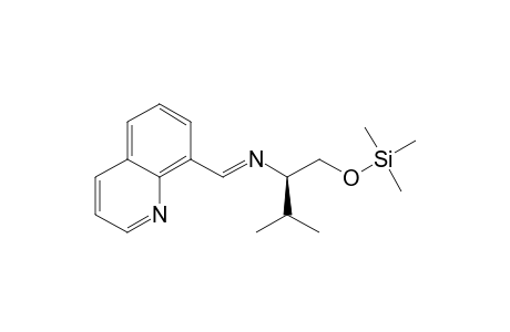 N-[(8'-Quinolyl)methylidene]-O-(trimethylsilyl)-valinol