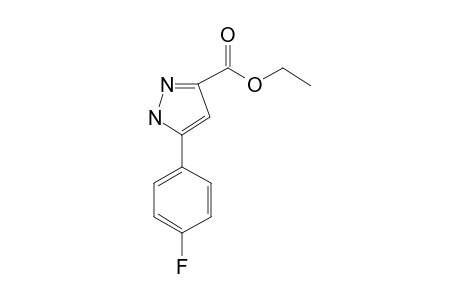 Ethyl 5-[p-fluorophenyl]pyrazole-3-carboxylate