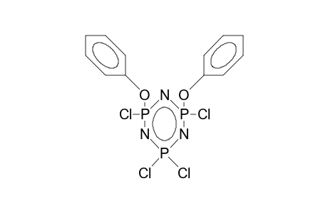 cis-2,4,6,6-Tetrachloro-2,4-diphenoxy-cyclotriphosphazene