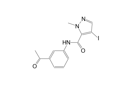 N-(3-acetylphenyl)-4-iodo-1-methyl-1H-pyrazole-5-carboxamide