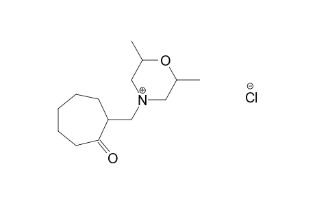 2-[(2,6-dimethylmorpholino)methyl]cycloheptanone, hydrochloride