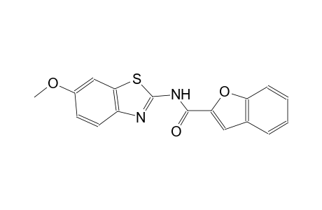 2-benzofurancarboxamide, N-(6-methoxy-2-benzothiazolyl)-