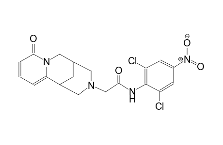 N-(2,6-dichloro-4-nitrophenyl)-2-(8-oxo-5,6-dihydro-1H-1,5-methanopyrido[1,2-a][1,5]diazocin-3(2H,4H,8H)-yl)acetamide