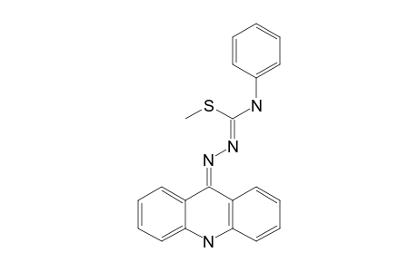 S-METHYL-1-(9,10-DIHYDROACRIDIN-9-YLIDENE)-4-PHENYL-ISOTHIOSEMICARBAZIDE;MAJOR-ISOMER