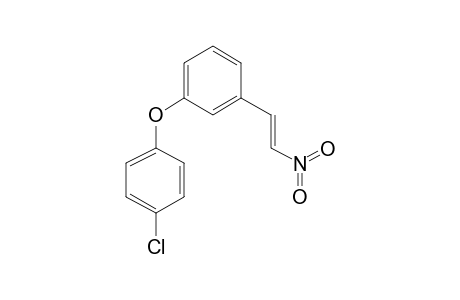 Ethylene, 1-nitro-2-[3-[4-chlorophenoxy]phenyl]-