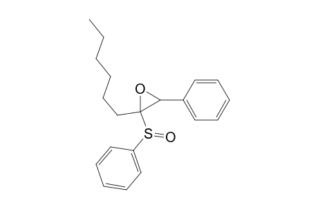 Oxirane, 2-hexyl-3-phenyl-2-(phenylsulfinyl)-