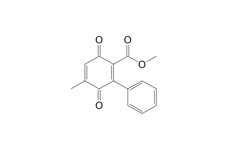 Methyl 5-methyl-3-phenyl-p-benzoquinone-2-carboxylate