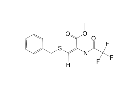 (E)-METHYL-N-TRIFLUOROACETYL-3-BENZYLTHIO-2-AMINO-2-PROPENOATE
