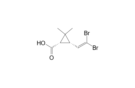 (1S,3S)-3-(2,2-dibromoethenyl)-2,2-dimethyl-1-cyclopropanecarboxylic acid
